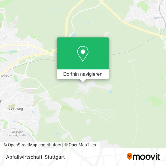 Abfallwirtschaft Karte