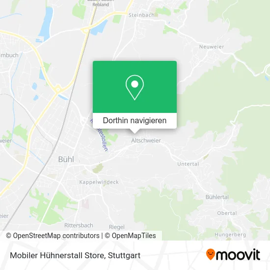 Mobiler Hühnerstall Store Karte