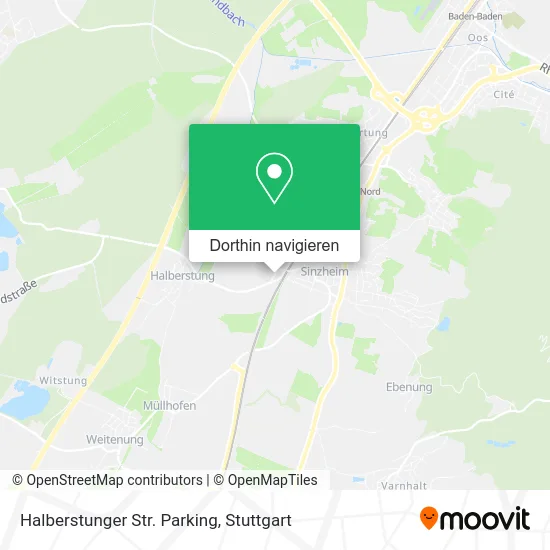 Halberstunger Str. Parking Karte