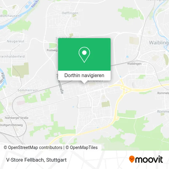 V-Store Fellbach Karte