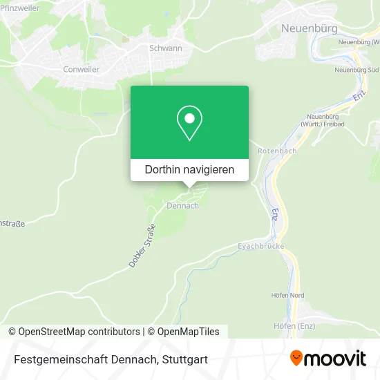 Festgemeinschaft Dennach Karte