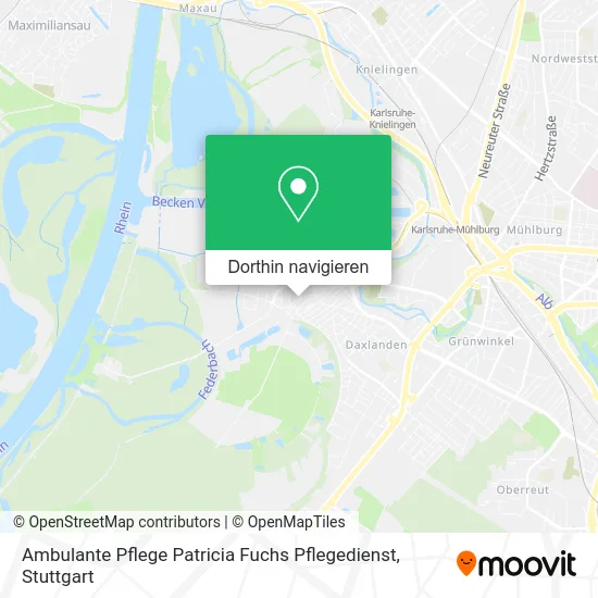 Ambulante Pflege Patricia Fuchs Pflegedienst Karte