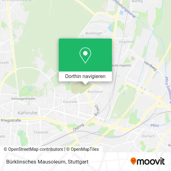 Bürklinsches Mausoleum Karte