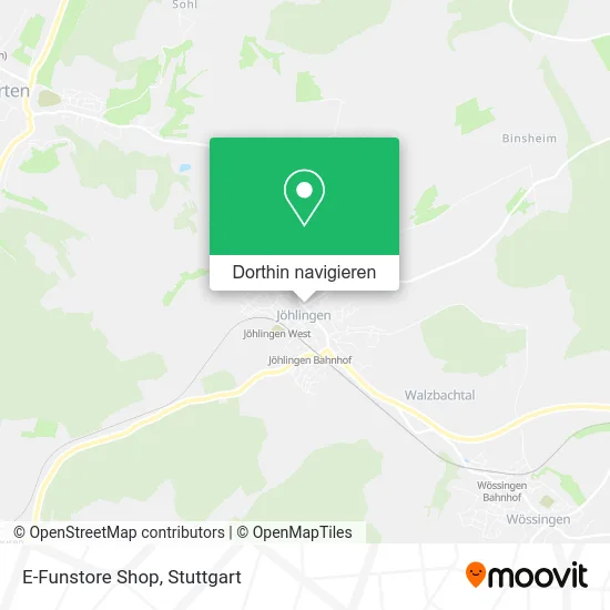 E-Funstore Shop Karte