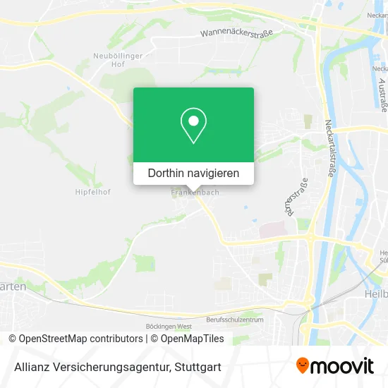 Allianz Versicherungsagentur Karte