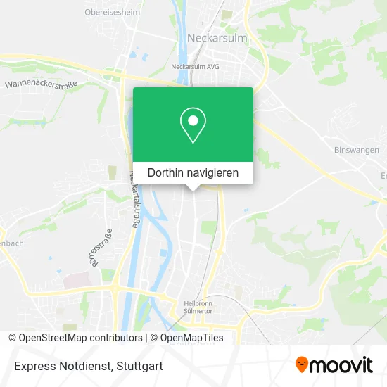 Express Notdienst Karte