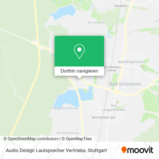 Audio Design Lautsprecher Vertriebs Karte