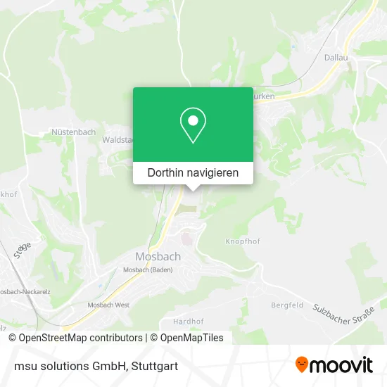 msu solutions GmbH Karte