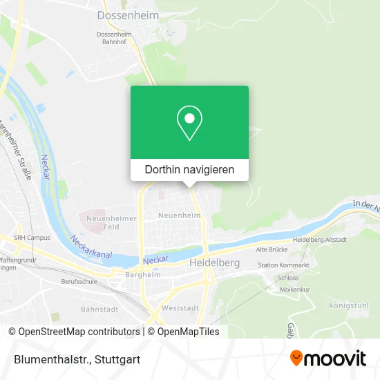 Blumenthalstr. Karte