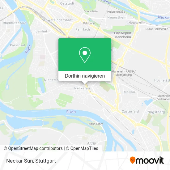Neckar Sun Karte