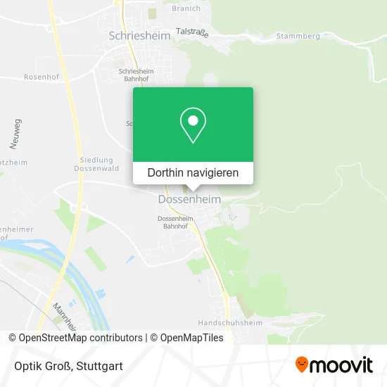 Optik Groß Karte