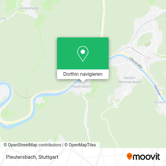 Pleutersbach Karte