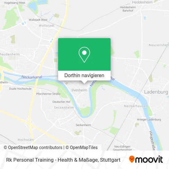 Rk Personal Training - Health & Maßage Karte