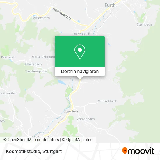 Kosmetikstudio Karte