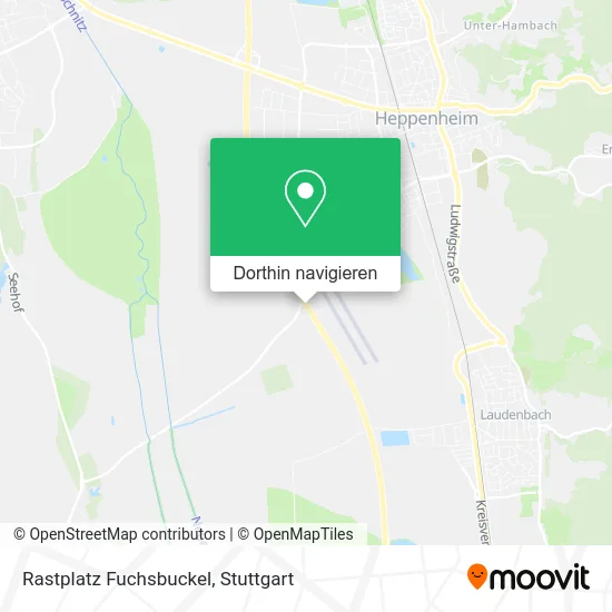 Rastplatz Fuchsbuckel Karte