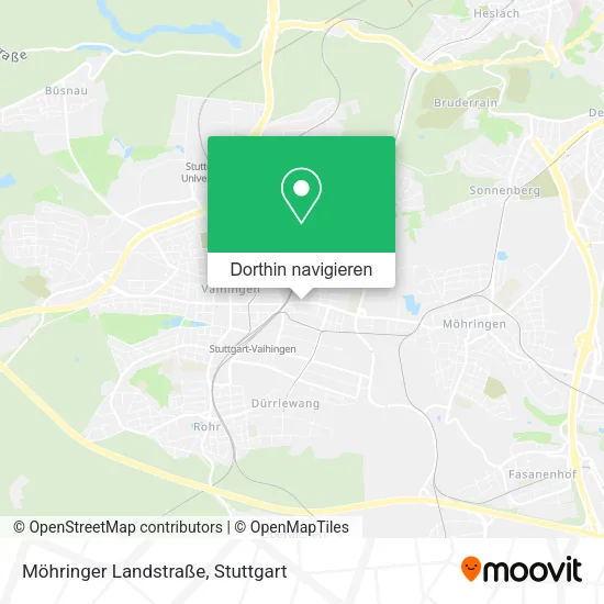 Möhringer Landstraße Karte