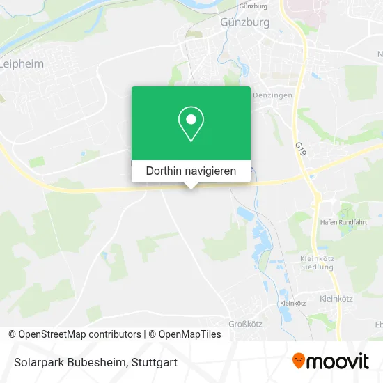 Solarpark Bubesheim Karte