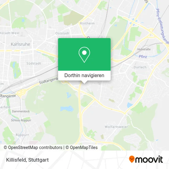 Killisfeld Karte