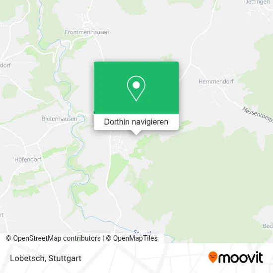 Lobetsch Karte