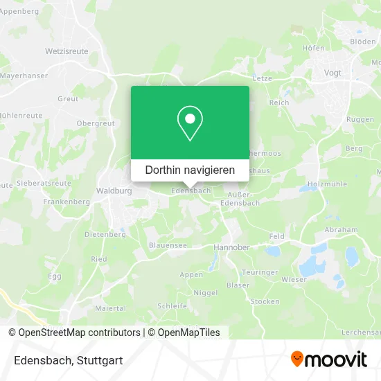 Edensbach Karte