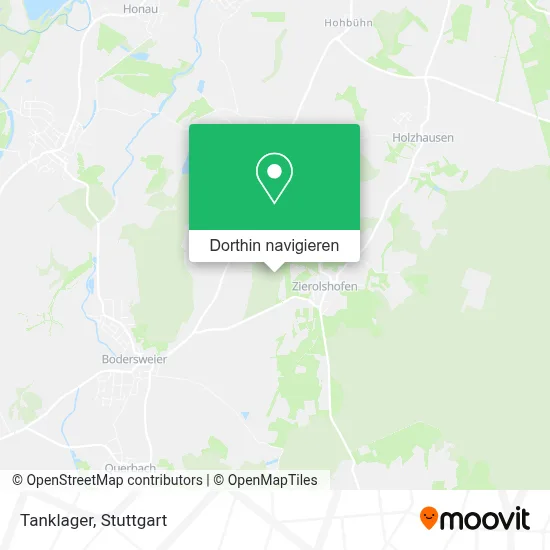 Tanklager Karte