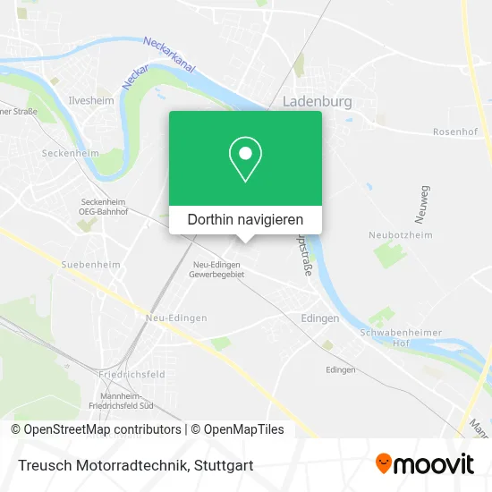 Treusch Motorradtechnik Karte