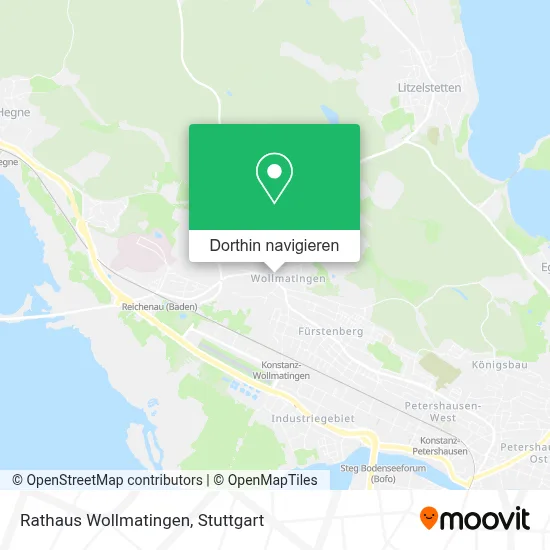 Rathaus Wollmatingen Karte