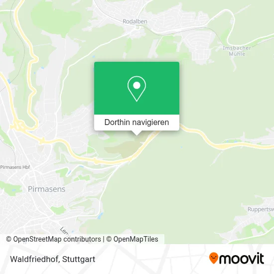 Waldfriedhof Karte