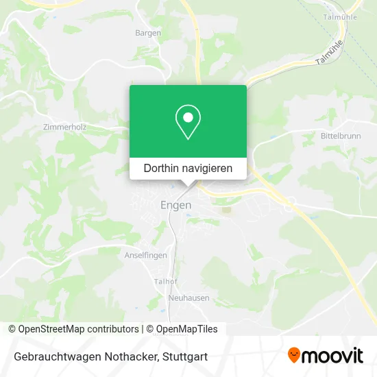 Gebrauchtwagen Nothacker Karte