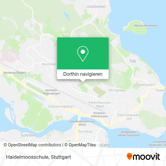Haidelmoosschule Karte