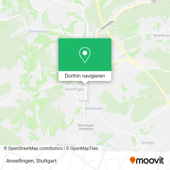 Anselfingen Karte