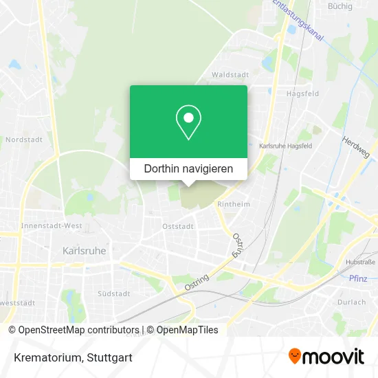 Krematorium Karte