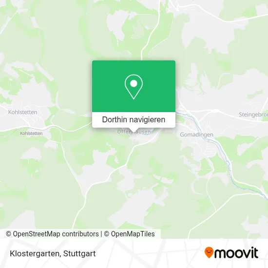 Klostergarten Karte