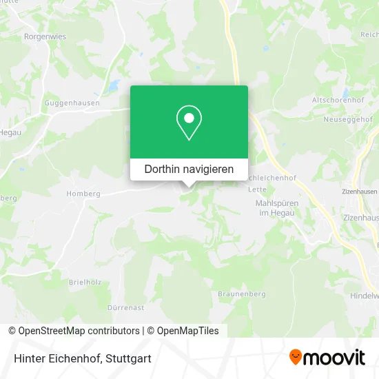 Hinter Eichenhof Karte