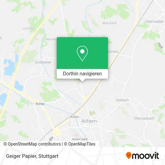Geiger Papier Karte