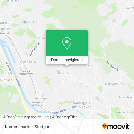 Krummenacker Karte