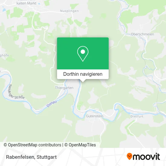 Rabenfelsen Karte