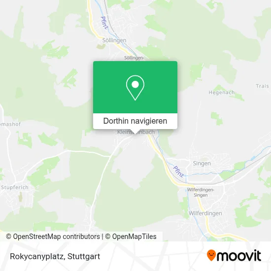 Rokycanyplatz Karte