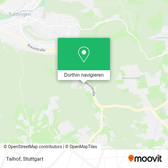 Talhof Karte