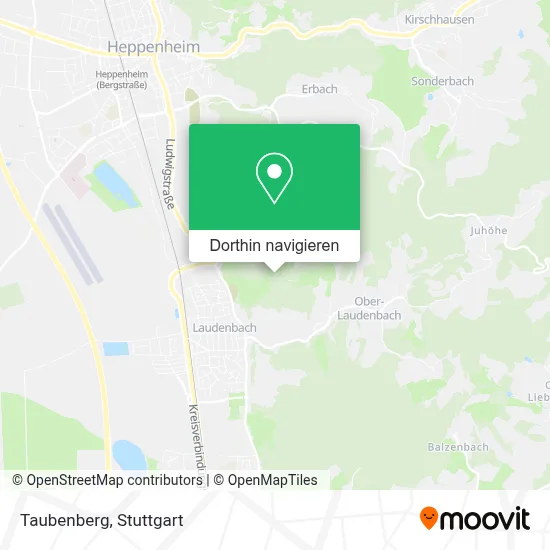 Taubenberg Karte