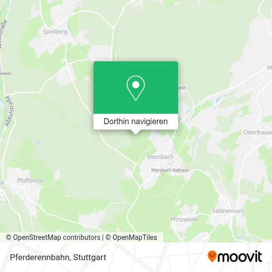 Pferderennbahn Karte