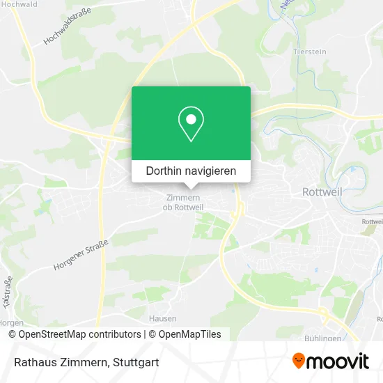 Rathaus Zimmern Karte