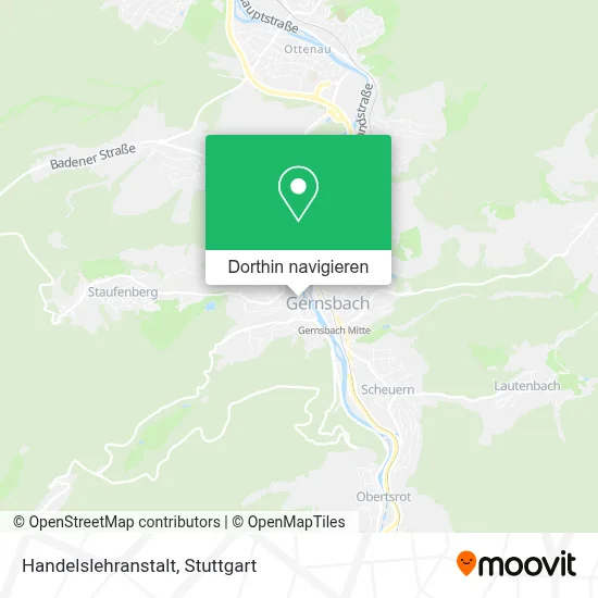Handelslehranstalt Karte