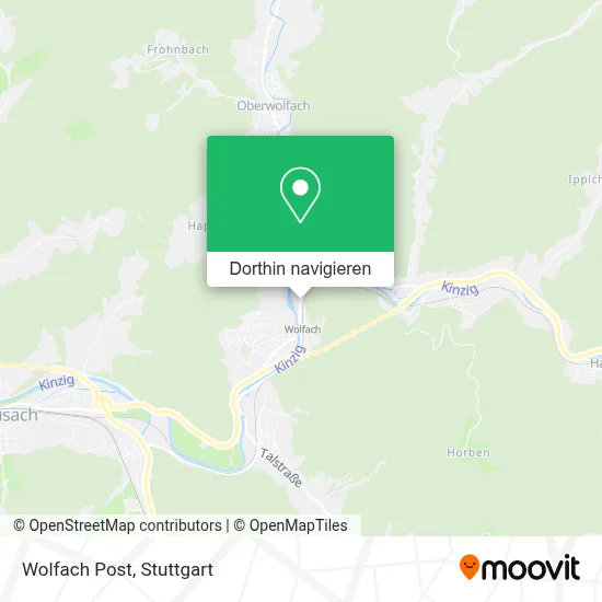 Wolfach Post Karte