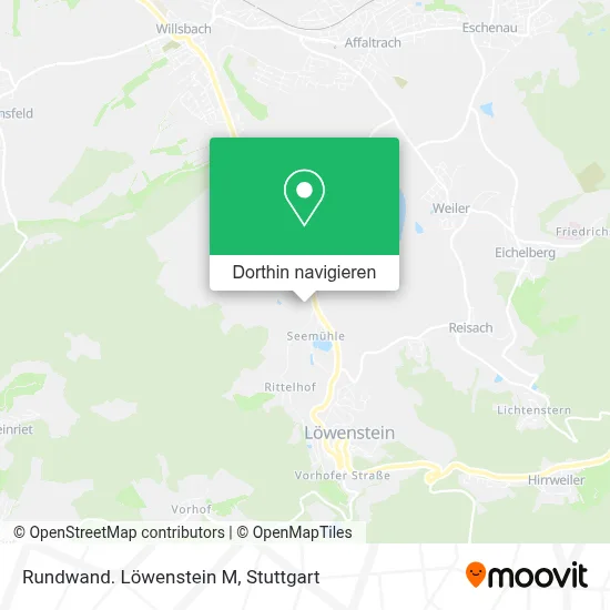 Rundwand. Löwenstein M Karte