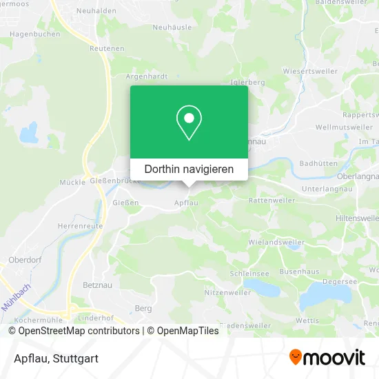 Apflau Karte