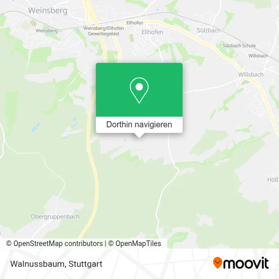 Walnussbaum Karte