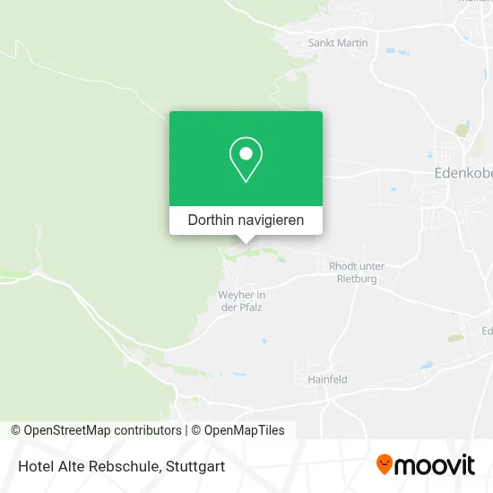 Hotel Alte Rebschule Karte