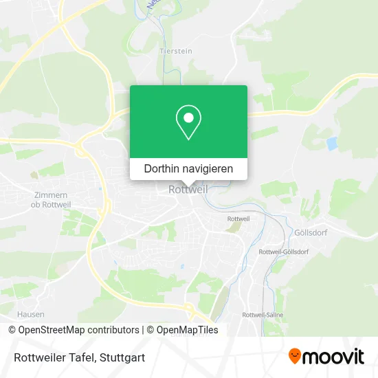 Rottweiler Tafel Karte