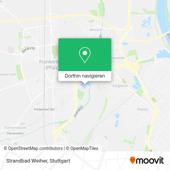 Strandbad Weiher Karte